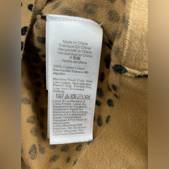 J.Crew Women’s Leopard Dot Teddie Crewneck Sweater, Size M - Picture 8 of 9